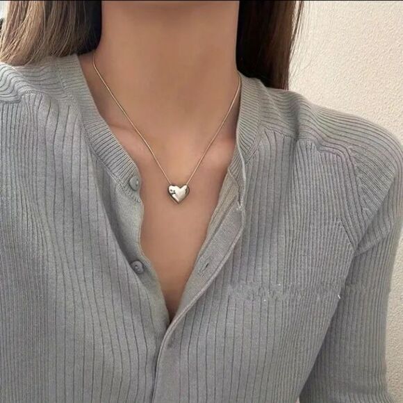 Boho heart necklace - Picture 6 of 6